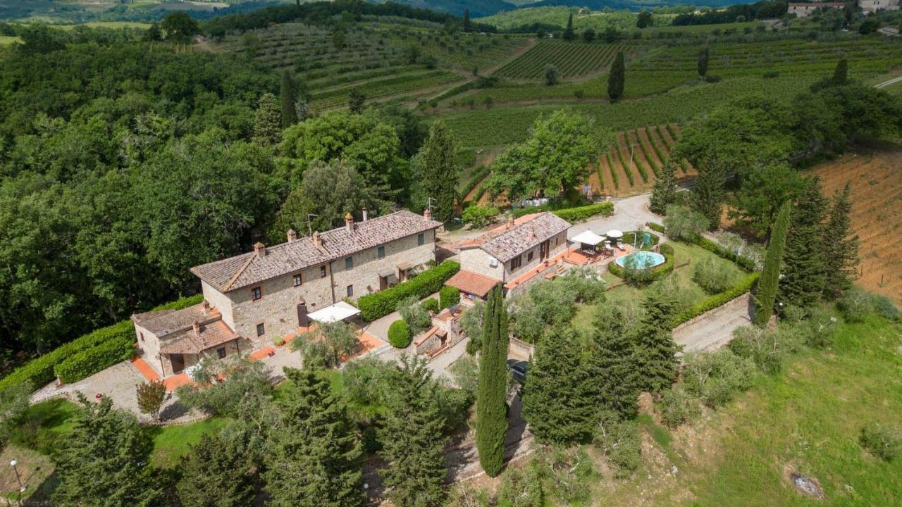 Sangiovese All'Aia Villa Gaiole in Chianti Exterior foto